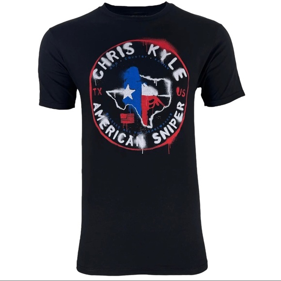 Howitzer Style Men's T-Shirt CK Kyle Stencil Military Grunt MFG - Picture 2 of 11